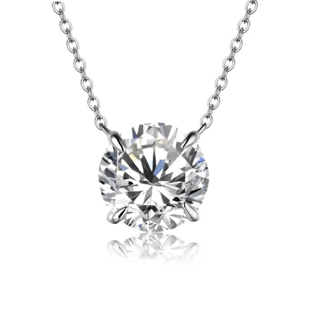Colar com Moissanite Alma Brilhante