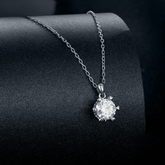 Colar com Moissanite Brilho de Amor – Prata 925