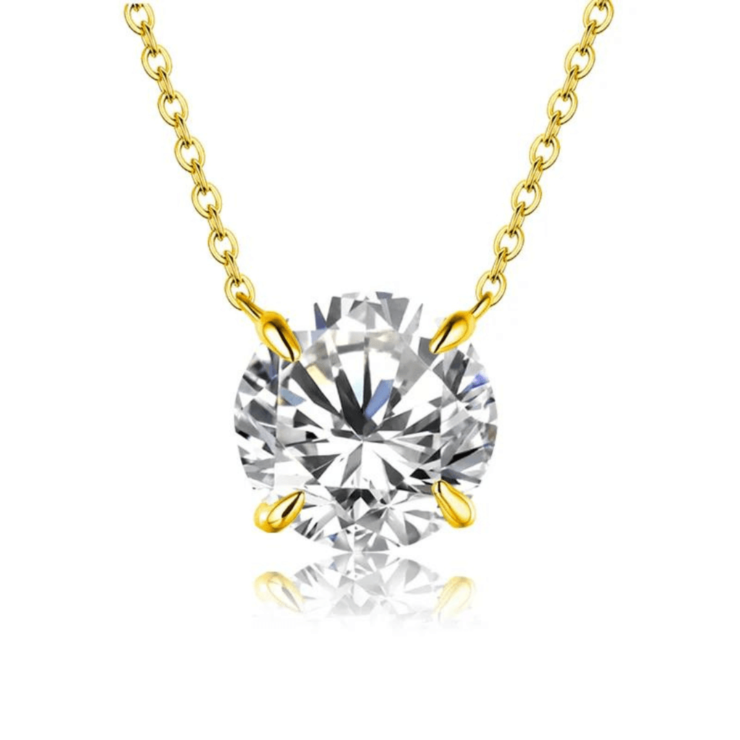 Colar com Moissanite Alma Brilhante