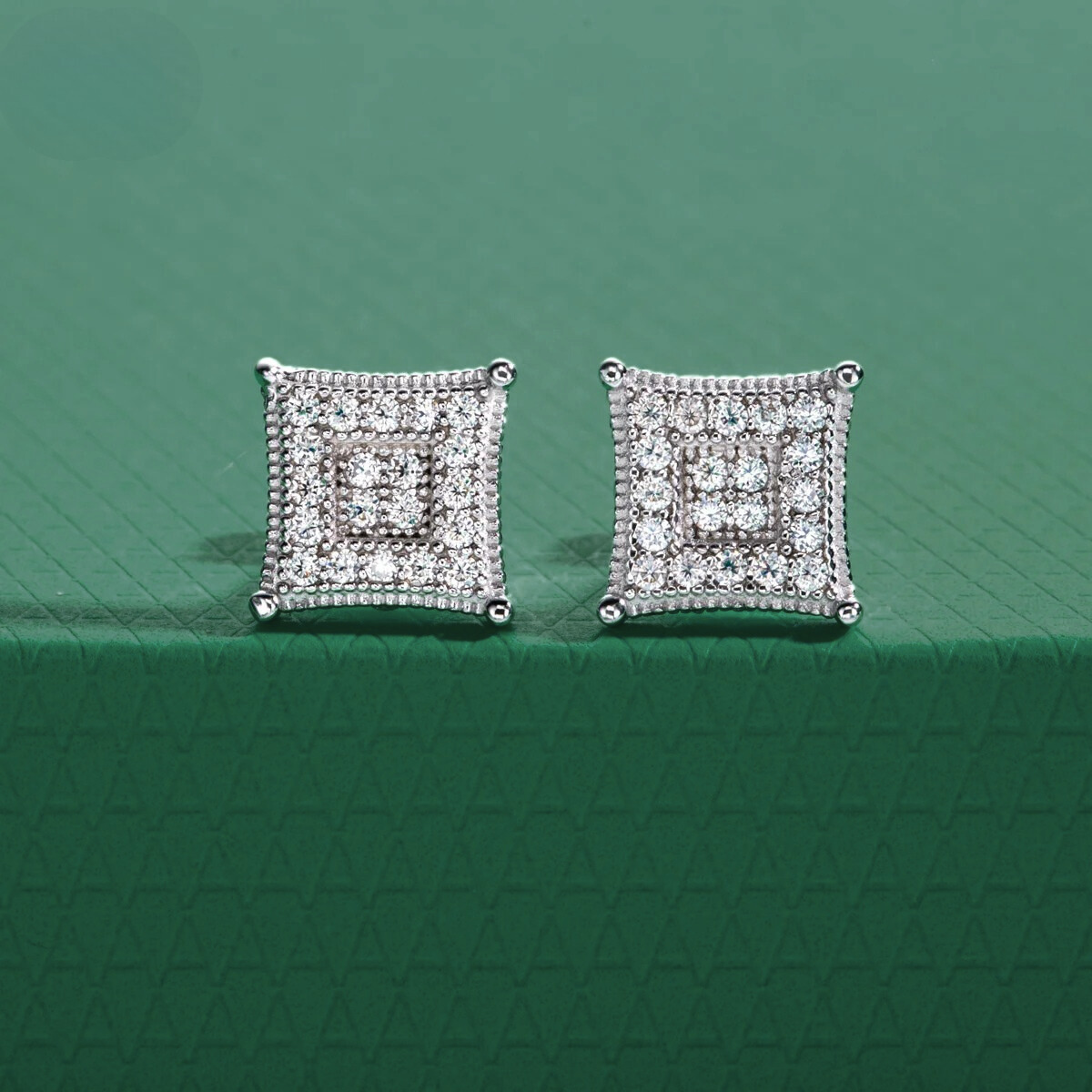 Brinco Quarella com Moissanite – Prata 925