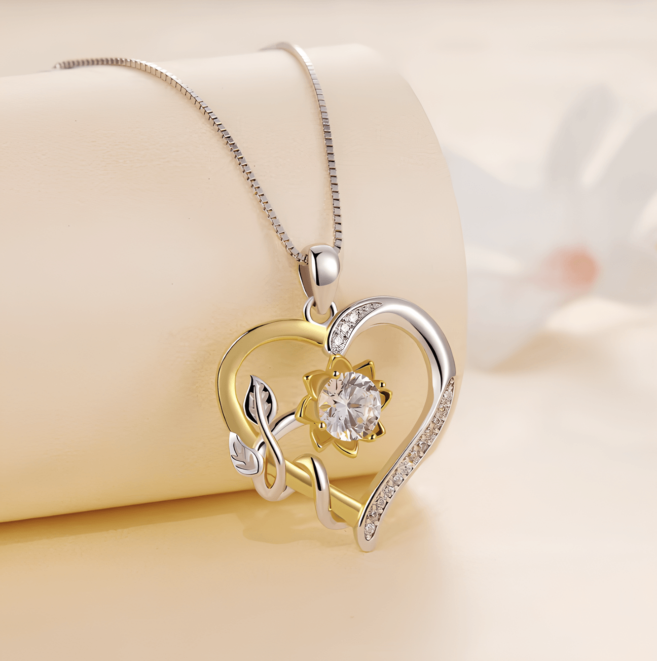 Colar Eterna Paixão com Moissanite – Ouro 18k