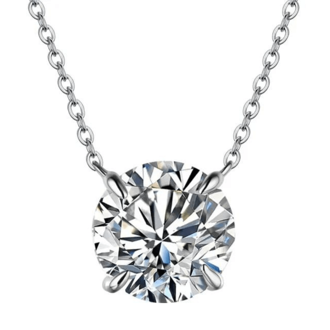 Colar com Moissanite Alma Brilhante