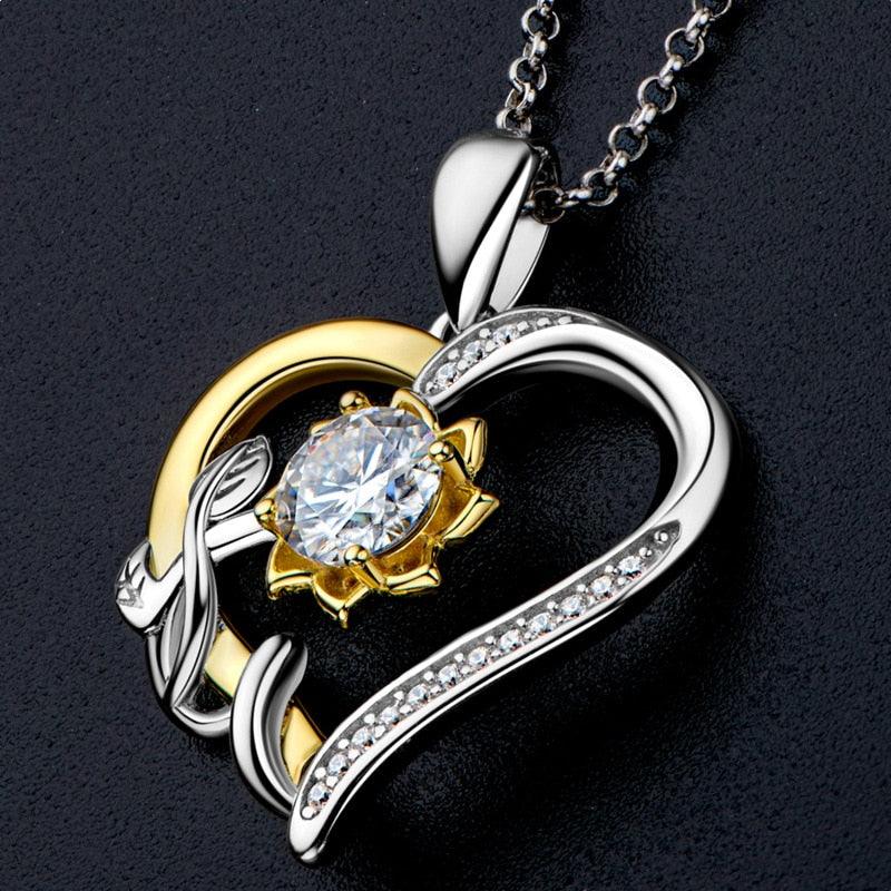 Colar Eterna Paixão com Moissanite – Ouro 18k