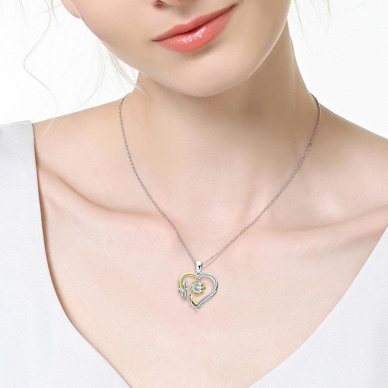 Colar Eterna Paixão com Moissanite – Ouro 18k