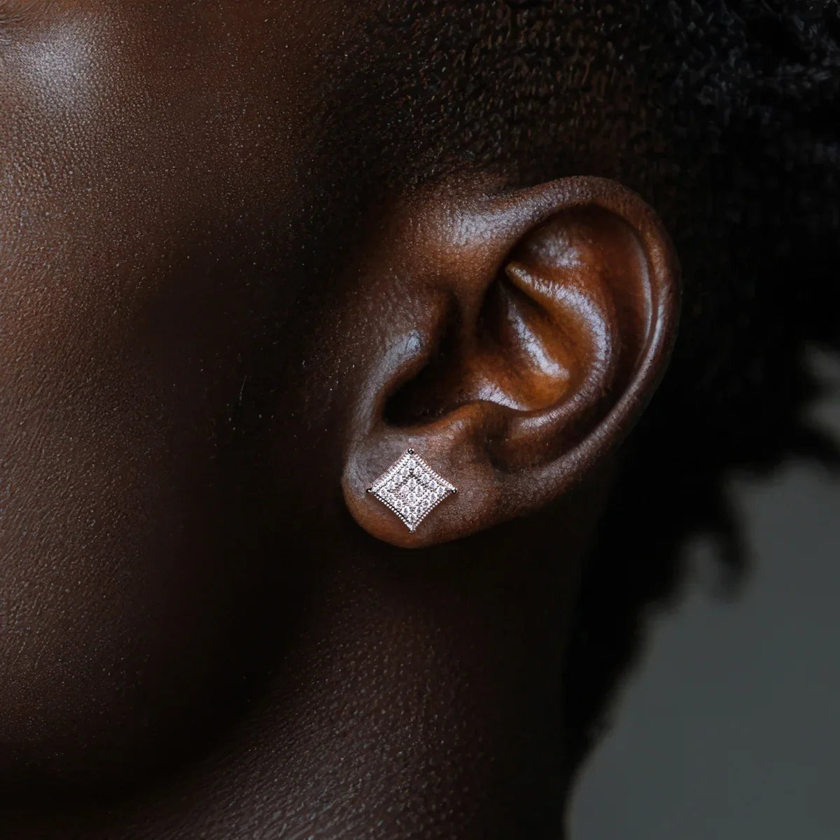 Brinco Quarella com Moissanite – Prata 925