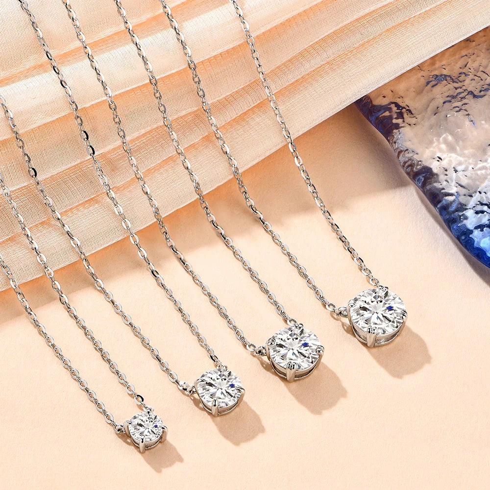 Colar com Moissanite Alma Brilhante
