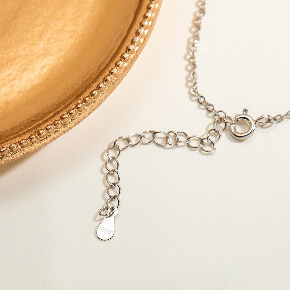 Colar Jasmim com Moissanites – Prata 925