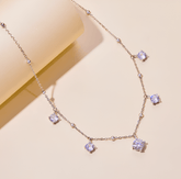 Colar Brilho da Alma com Moissanites – Prata 925