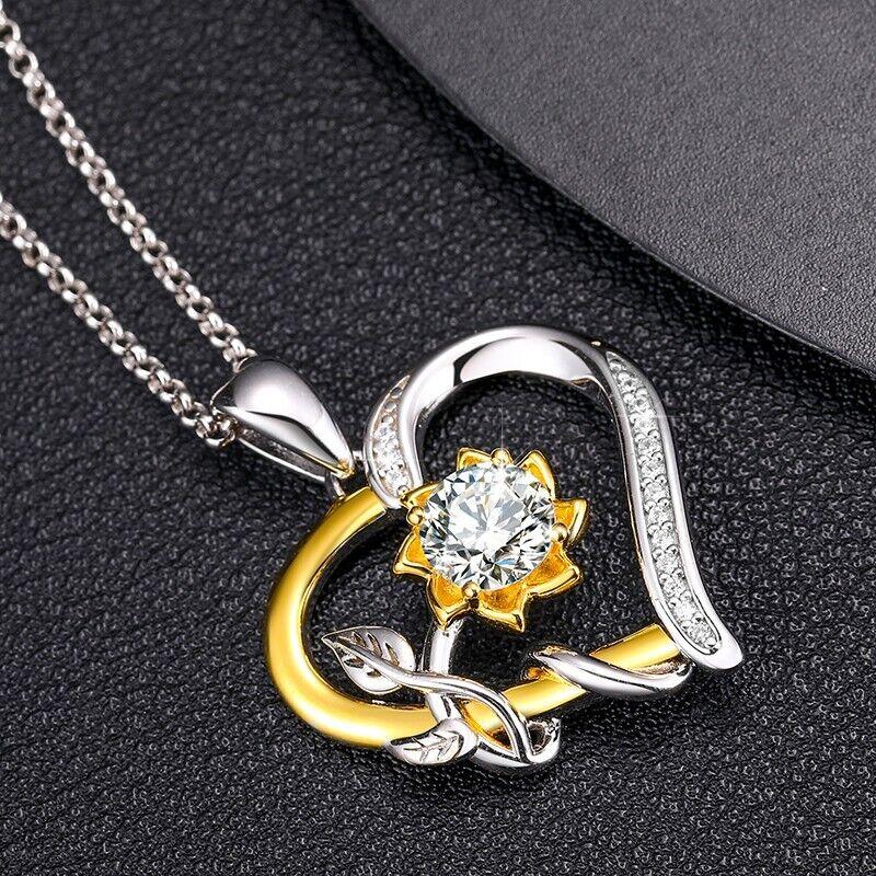 Colar Eterna Paixão com Moissanite – Ouro 18k
