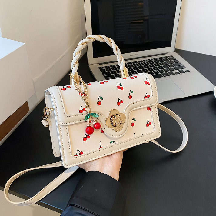 Bolsa de Couro Feminina Doce Cereja
