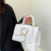 Bolsa Feminina de Couro Compacta Com Carteira - Daiane