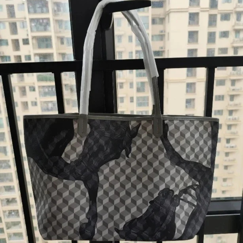 Bolsa Feminina de Ombro Loup Noir Estampa Cavalo Cheval - Mirela