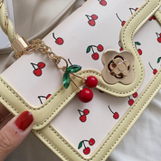 Bolsa de Couro Feminina Doce Cereja