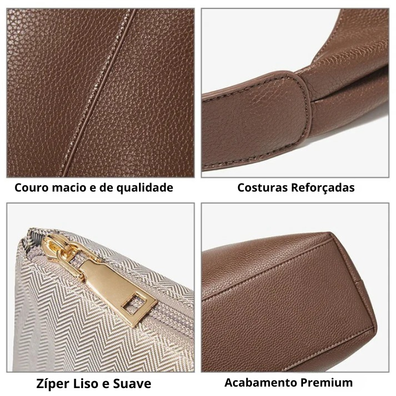 Bolsa Feminina Grande De Couro - Hobo