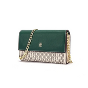 Bolsa Feminina Transversal de Couro com Corrente Ouro 18k - Megan