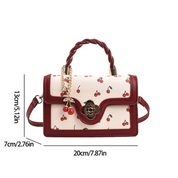 Bolsa de Couro Feminina Doce Cereja