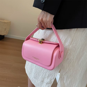 Bolsa de Ombro Feminina com Textura Fina e Fechamento de Metal Sofisticado Viena Lux