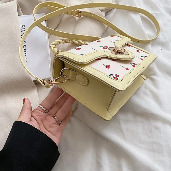 Bolsa de Couro Feminina Doce Cereja