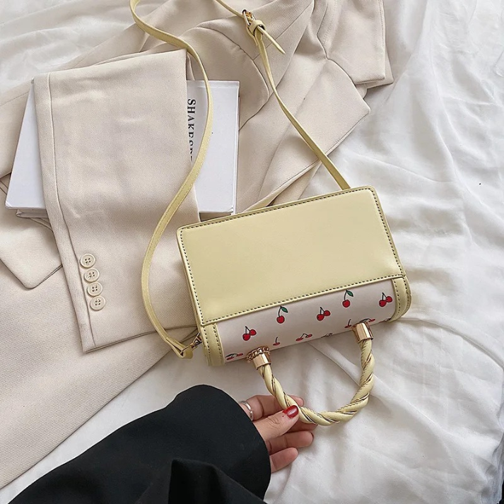 Bolsa de Couro Feminina Doce Cereja