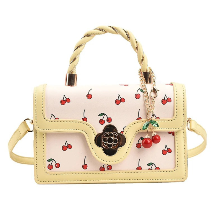 Bolsa de Couro Feminina Doce Cereja