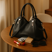 Bolsa de Couro Luxo Estilo - Grande Capacidade
