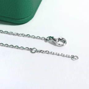 Pulseira Love com Moissanite – Ouro Branco 18k