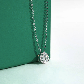 Colar Brilho Puro Moissanite – Ouro Branco 18k