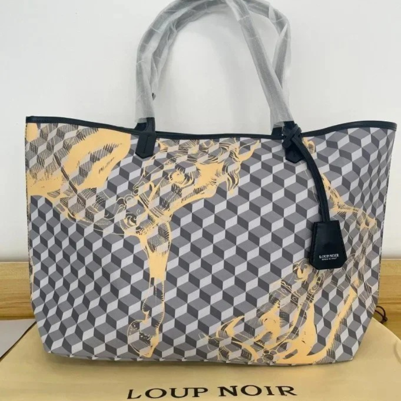 Bolsa Feminina de Ombro Loup Noir Estampa Cavalo Cheval - Mirela
