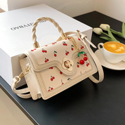 Bolsa de Couro Feminina Doce Cereja