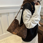 Bolsa Feminina de Ombro Onça Animal Print - Lenny