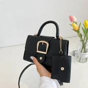 Bolsa Feminina de Couro Compacta Com Carteira - Daiane