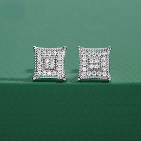 Brinco Quarella com Moissanite – Prata 925