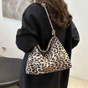 Bolsa Feminina de Ombro Onça Animal Print - Lenny