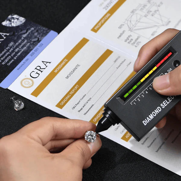 Brinco Solitário 4 Garras com Moissanite – Prata 925