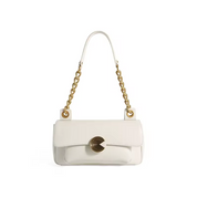 Bolsa Feminina de Couro Golden Chic  – Estilo Sofisticado e Compacta