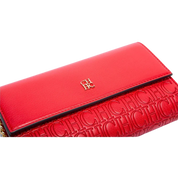 Bolsa Feminina Transversal de Couro com Corrente Ouro 18k - Megan