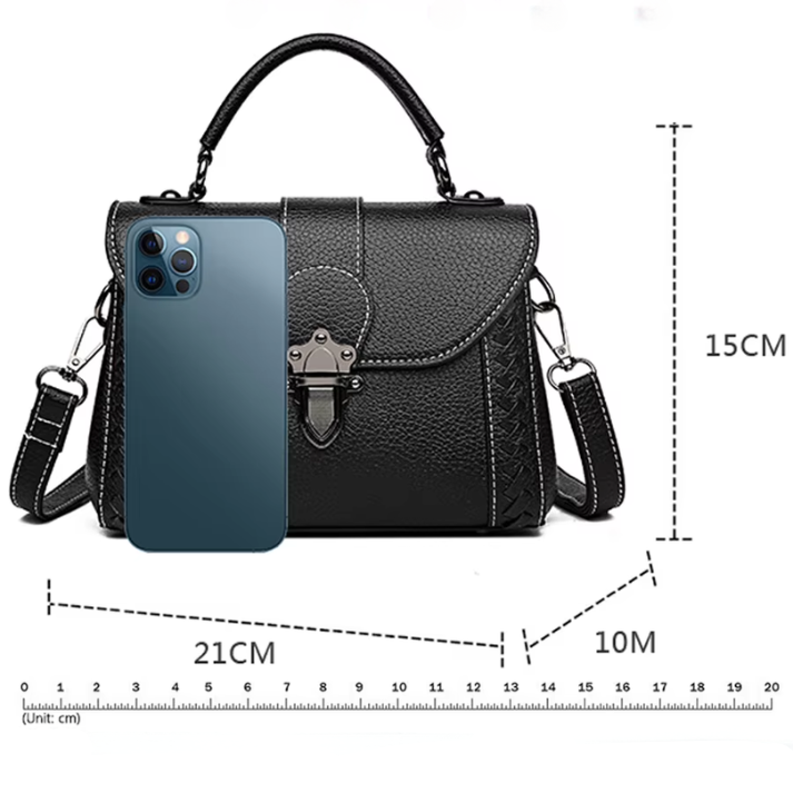 Bolsa Feminina de Couro Transversal - Luisa