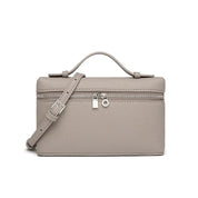 Estilo coreano luz de luxo moda clássico 2024 novo padrão litchi caixa arroz bolsa versátil kaylie saco simples crossbody