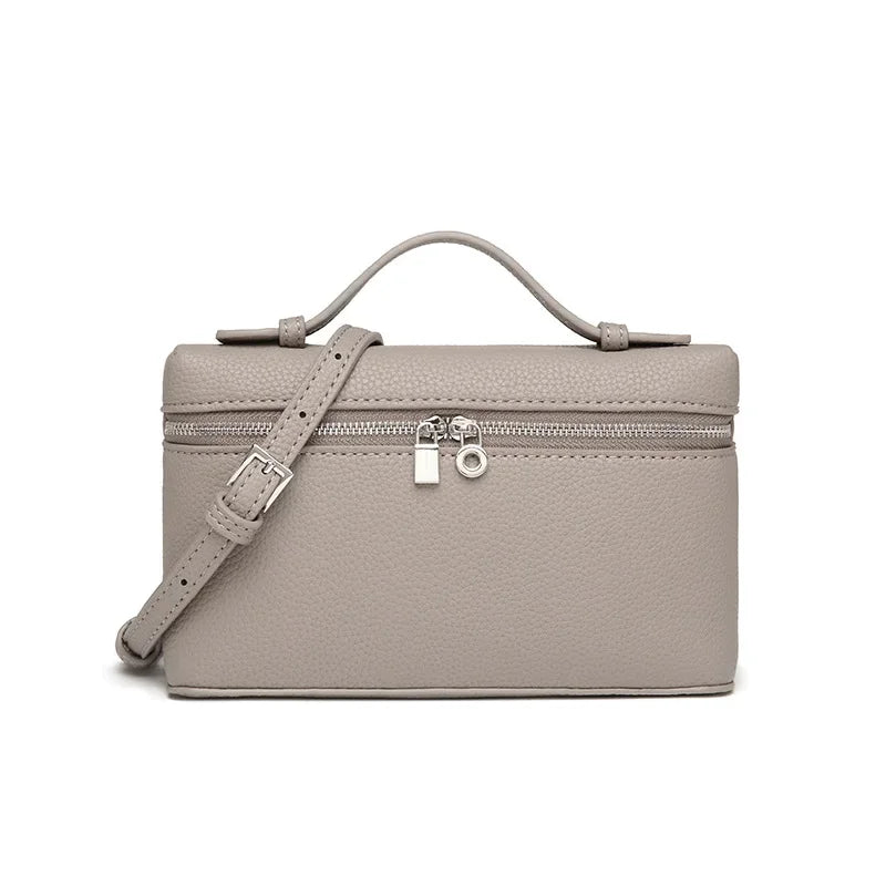 Estilo coreano luz de luxo moda clássico 2024 novo padrão litchi caixa arroz bolsa versátil kaylie saco simples crossbody