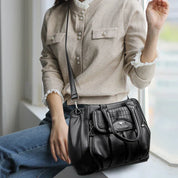 2024 luxo feminino bolsa de ombro grande capacidade crossbody sacos de couro macio bolsa feminina designer senhoras bolsas sac