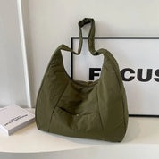 Moda feminina pano macio bolsa de ombro cor sólida estudante 2025 primavera y2k estilo casual grandes bolsas crossbody sacos para mulher
