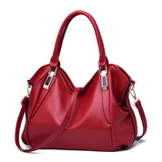 Novo couro macio bolsa feminina estilo coreano luxo grande capacidade sacola senhoras ombro crossbody commuter saco de compras