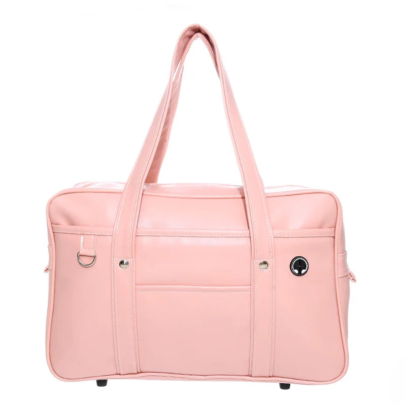 Bolsa mensageiro impermeável de um ombro, mochila PU para menina, bolsa uniforme japonesa JK, bolsa COS resistente ao desgaste, japonesa, bidimensional