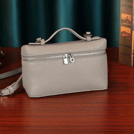 Estilo coreano luz de luxo moda clássico 2024 novo padrão litchi caixa arroz bolsa versátil kaylie saco simples crossbody