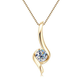 Colar Serenita com Moissanite – Ouro 18k