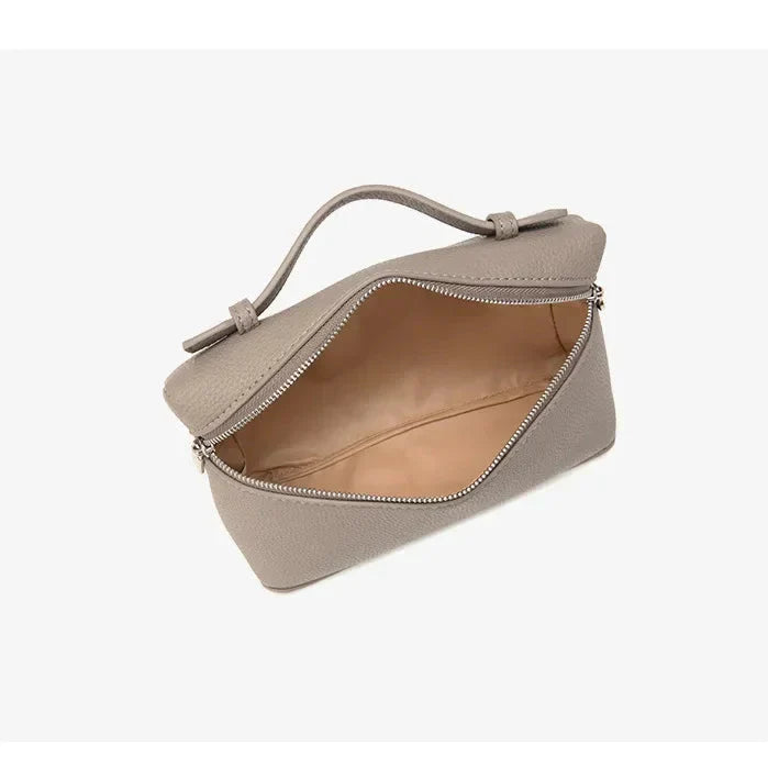 Estilo coreano luz de luxo moda clássico 2024 novo padrão litchi caixa arroz bolsa versátil kaylie saco simples crossbody