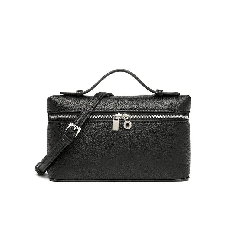 Estilo coreano luz de luxo moda clássico 2024 novo padrão litchi caixa arroz bolsa versátil kaylie saco simples crossbody