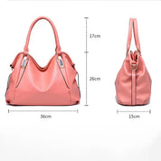 Novo couro macio bolsa feminina estilo coreano luxo grande capacidade sacola senhoras ombro crossbody commuter saco de compras