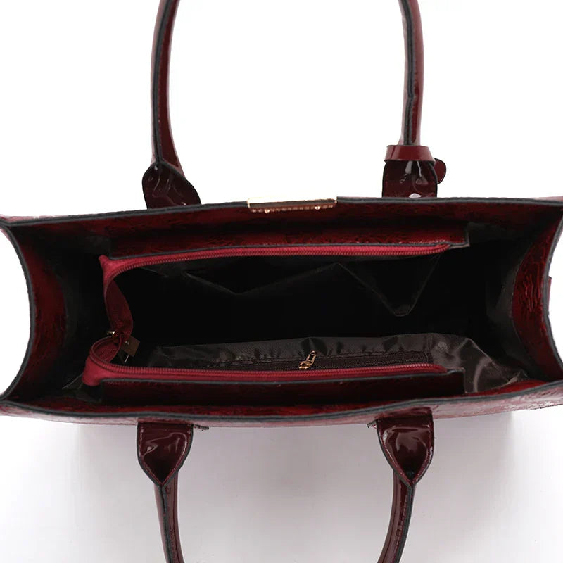 Luxo novo grande capacidade bolsa feminina de couro do plutônio senhoras bolsas e bolsa moda brilhante meninas ombro mensageiro sacos feminino tote