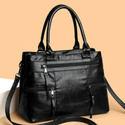 Bolsa elegante para mulheres de alta qualidade couro alça superior sacos bolsa senhoras ombro crossbody saco casual tote bolso marca lujo